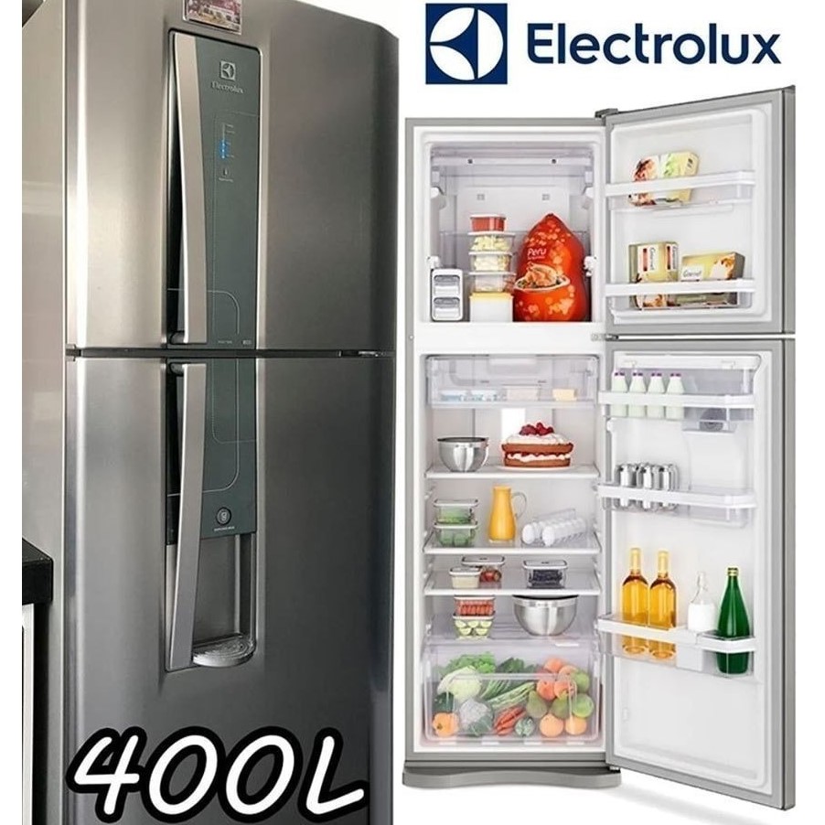 Geladeira Top Freezer com Dispenser de Água Platinum 400L (DW44S) na Shopclub