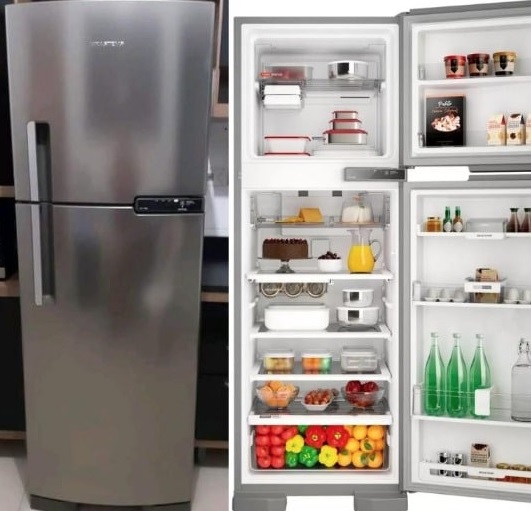 Geladeira/Refrigerador Brastemp Frost Free Duplex – 375L BRM44 HKBNA na Magazine Luiza