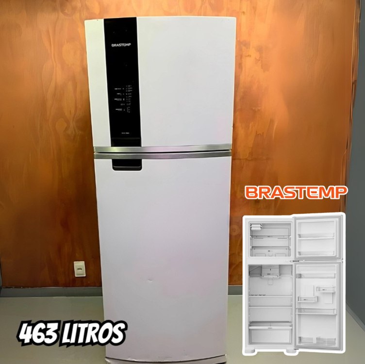 Geladeira/Refrigerador Brastemp Frost Free Duplex – Branca 463L BRM55FB na Aliexpress