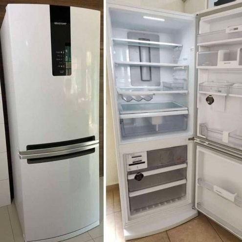 Geladeira/Refrigerador Brastemp Frost Free Inverse – Branca 443L com Turbo Ice BRE57 ABANA na Magazine Luiza