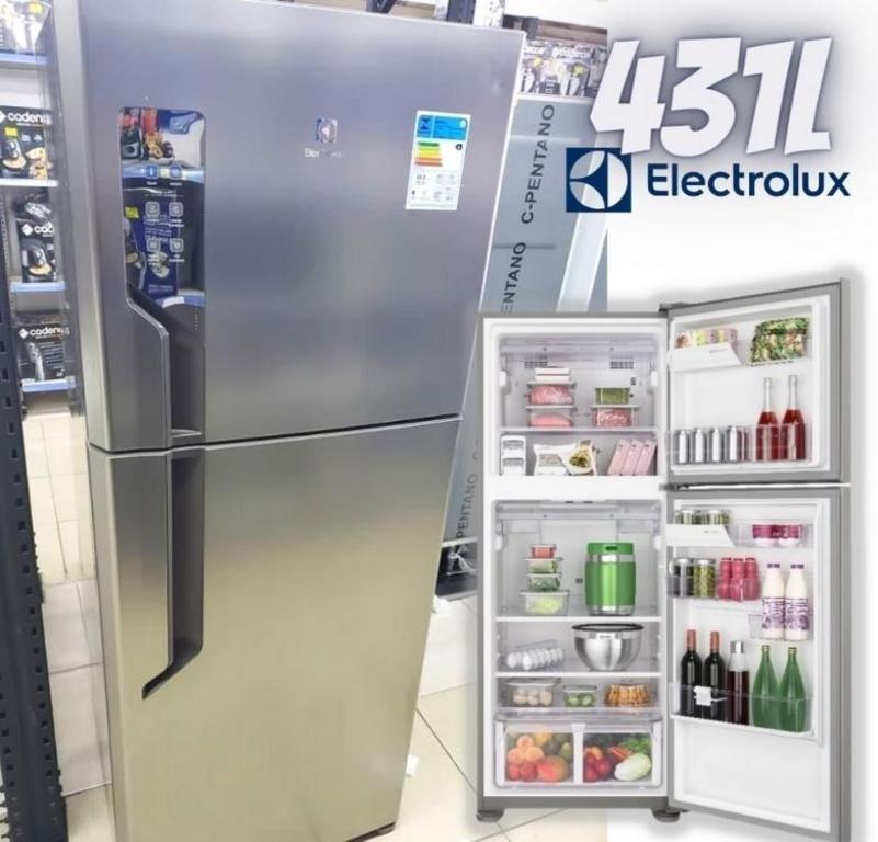Geladeira/Refrigerador Electrolux Frost Free – Duplex Platinium 431L TF55S Top Freezer na Magazine Luiza
