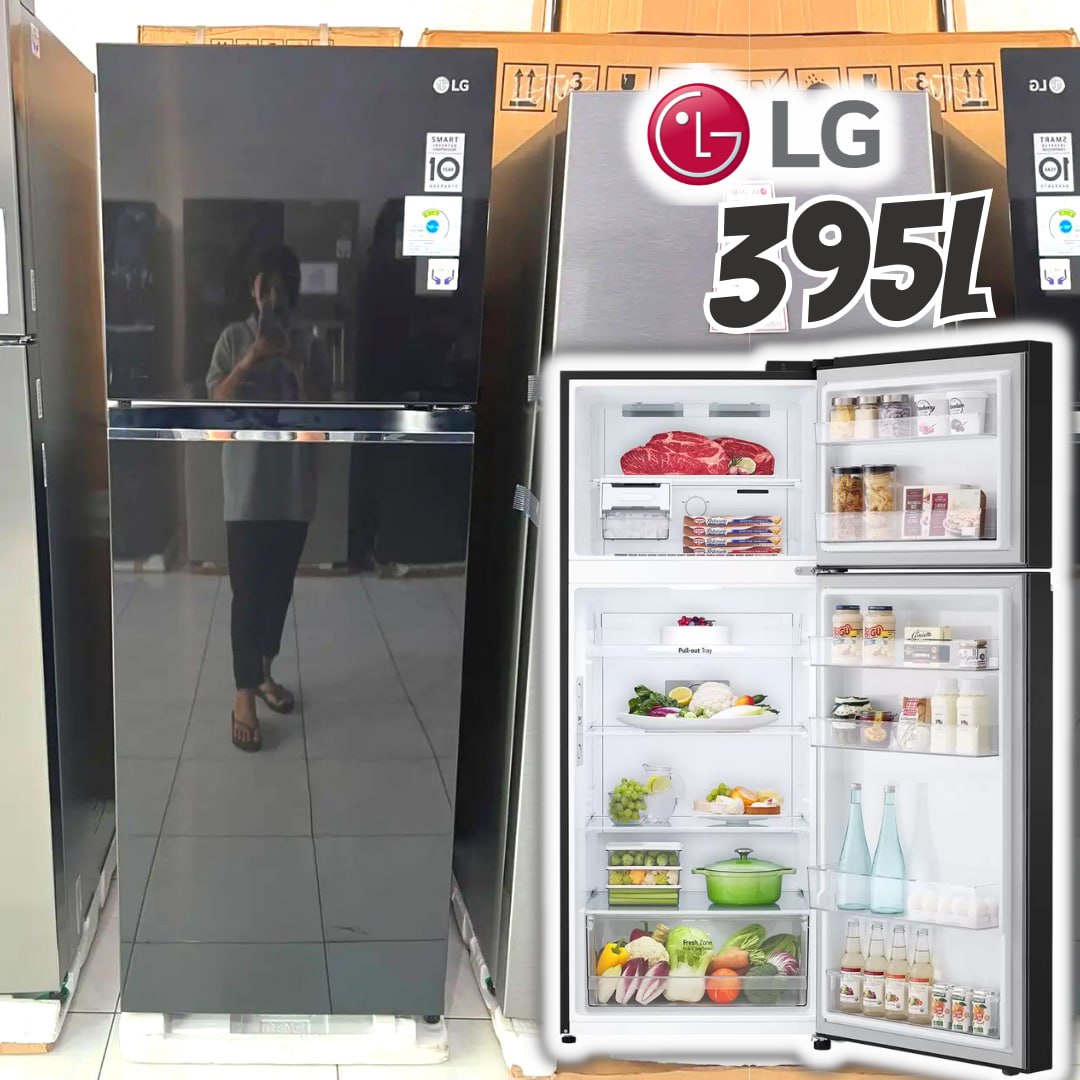 Geladeira/Refrigerador LG Frost Free Black 395L – GN-B392PXGB Compressor Inverter na Magazine Luiza