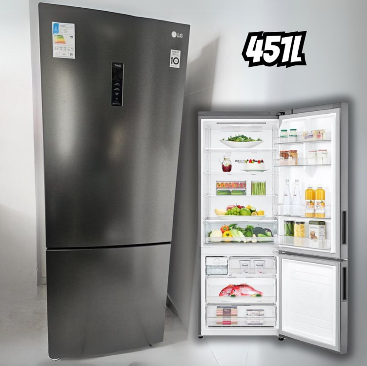 Geladeira/Refrigerador LG Frost Free Smart Inverse – Prata 451L Inox Look GC-B569NLLM.APZFSBS na Amazon