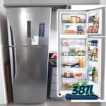 Geladeira/Refrigerador Panasonic Frost Free Duplex 387L Top Freezer BT41X na Aliexpress