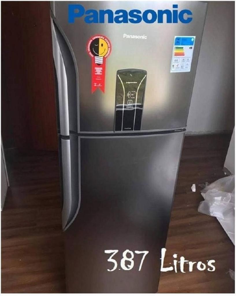 Geladeira/Refrigerador Panasonic Frost Free Duplex – Aço Escovado 387L Top Freezer NR-BT41PD1XA na Magazine Luiza