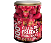 Geleia 100% Frutas Vermelhas Delakasa 180G na Amazon