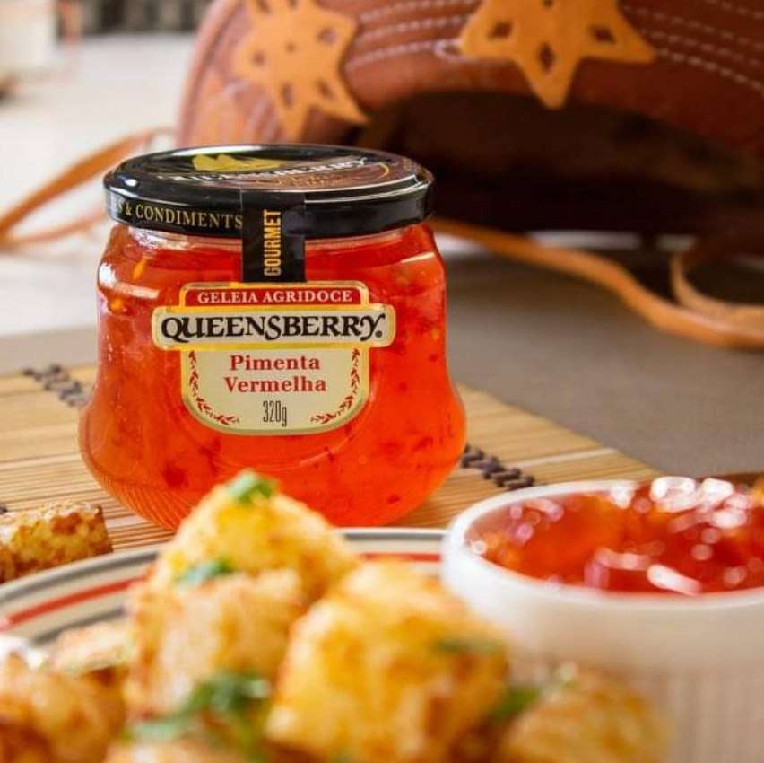 Geleia Agridoce de Pimenta Vermelha Queensberry Gourmet 320g na Amazon