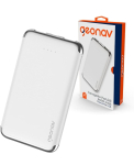 Geonav Carregador Portátil Universal 6.000mAh, 2 portas USB 2.1A, Led Indicador de bateria, PB6kWT, Branco na Amazon