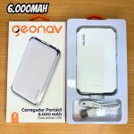 Geonav Power Bank, Carregador Portátil Universal 6.000mAh na Amazon