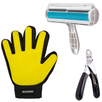 Germanhart Kit Higiene Para Cães E Gatos Com 1 Luva Tira Pelos Nanomagnética, 1 Escova German Mais Alicate Para Unhas na Amazon