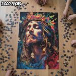 GGB Plast Quebra Cabeça Puzzle 1000 Peças Jesus Cristo na Amazon