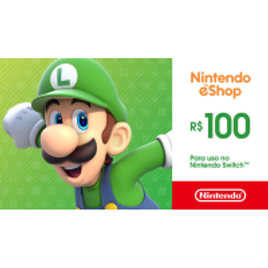 Gift Card Digital 100 Reais - Nintendo na Nuuvem