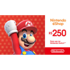 Gift Card Digital 250 Reais - Nintendo na Nuuvem