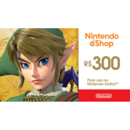 Gift Card Digital 300 Reais - Nintendo na Nuuvem