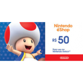 Gift Card Digital 50 Reais - Nintendo na Nuuvem