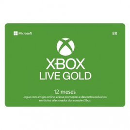 Gift Card Digital XBox Live Geoblocked Assinatura 12 meses na Americanas