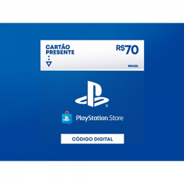 Gift Card PlayStation Store 70 Reais na KaBuM!