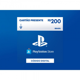 Gift Card PlayStation Store R$200 na KaBuM!