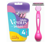 Gillette Aparelho De Depilar Venus Suave 4 Unidades na Amazon