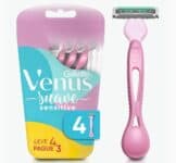 Gillette Aparelho De Depilar Venus Suave Sensitive 4 Unidades na Amazon