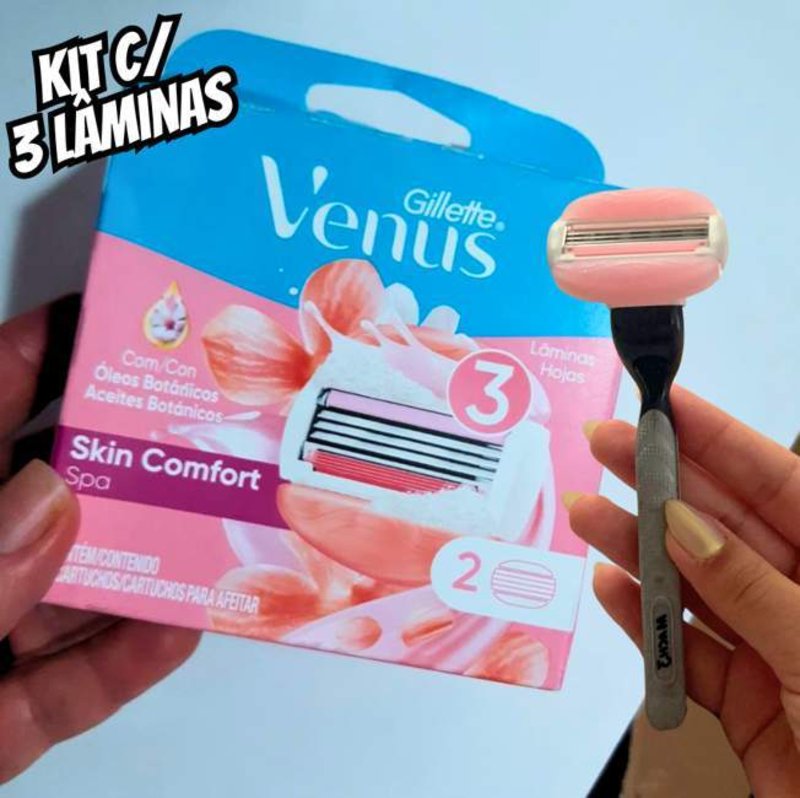 Gillette Carga Para Aparelho De Depilar Venus Spa 2 Unidades na Amazon