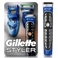 Gillette Styler Barbeador Eletrico 3 Em 1, Barbeia, Apara & Faz O Cotorno Da Barba na Pague Menos