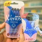 Gillette Venus Íntima, Aparelho de Depilação Íntima Feminino Descartável, 4 Uds na Amazon