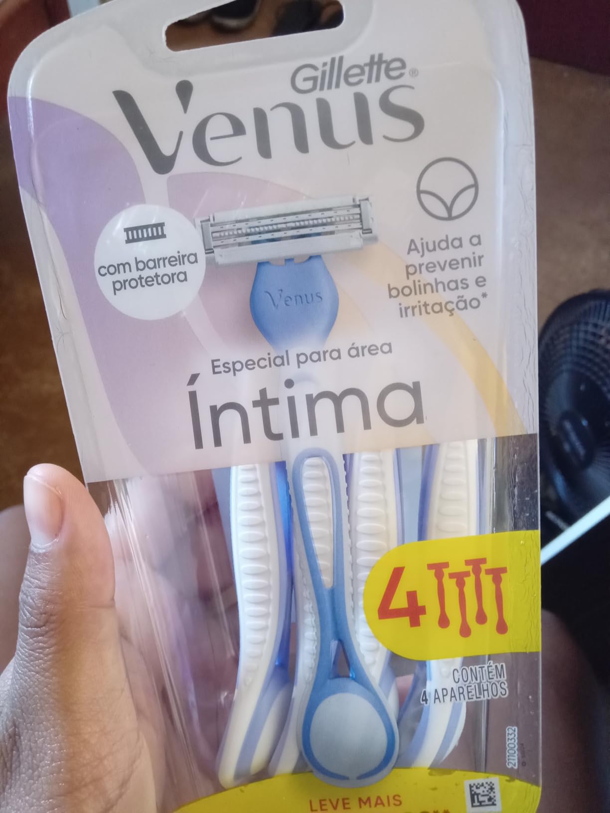Gillette Venus Íntima, Aparelho de Depilação Íntima Feminino Descartável, 4 Uds na Amazon