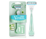 Gillette Venus Pele Sensível Aparelho de Depilar com Aloe Vera, 1ud na Amazon