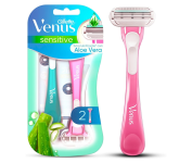 Gillette Venus Sensitive com Skin Elixir, Peles Sensíveis, 2 un na Amazon