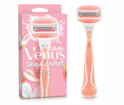 Gillette Venus Skin Comfort Spa Aparelho de Depilação Recarregável com Barras Umectantes e Óleos Botânicos, 1 Ud na Amazon