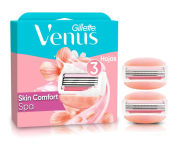 Gillette Venus Skin Comfort Spa Carga para Aparelho de Depilação com Barras Umectantes e Óleos Botânicos, 2 Uds na Amazon