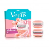 Gillette Venus Skin Comfort Spa Carga Para Aparelho De Depilação Com Barras Umectantes E Óleos Botânicos, 2 Uds na Amazon