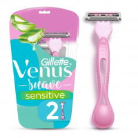 GILLETTE Venus Suave Sensitive, Aparelho De Depilação Feminino, 2 Aparelhos na Amazon