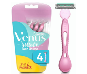 Gillette Venus Suave Sensitive SkinElixir, Ideal para Pele Sensível, 4un na Amazon