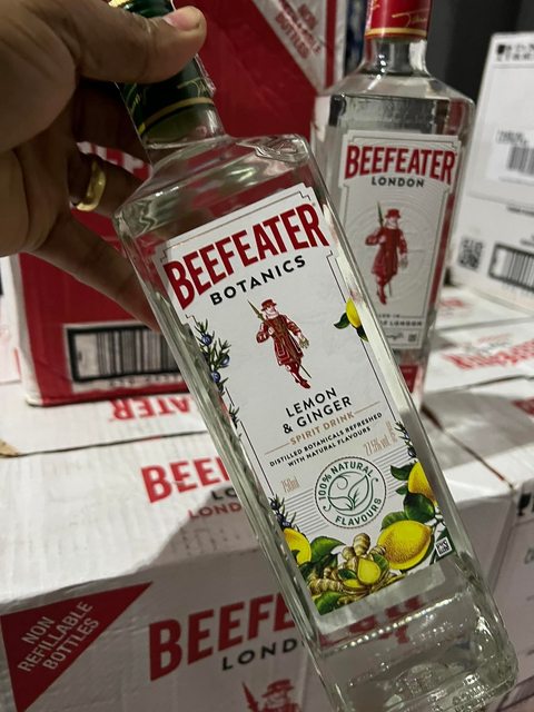 Gin Beefeater Spirit Drink Botanics Lemon & Ginger – 750ml na Amazon