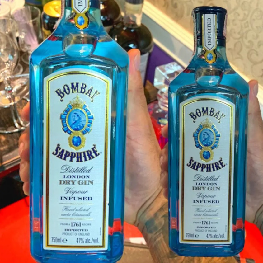 Gin Bombay Sapphire Dry London 750 ml na Amazon