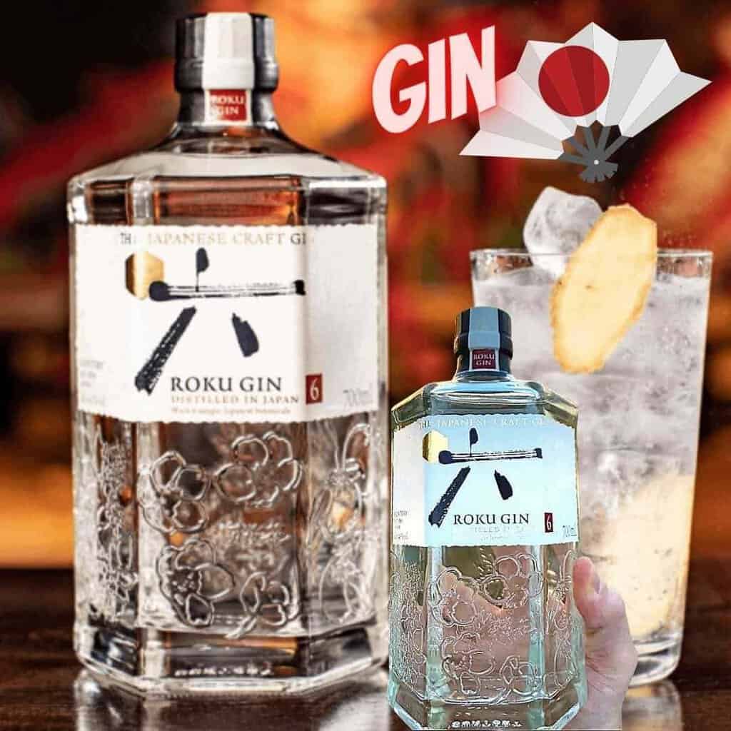 Gin Japonês ROKU, 700ml na Amazon