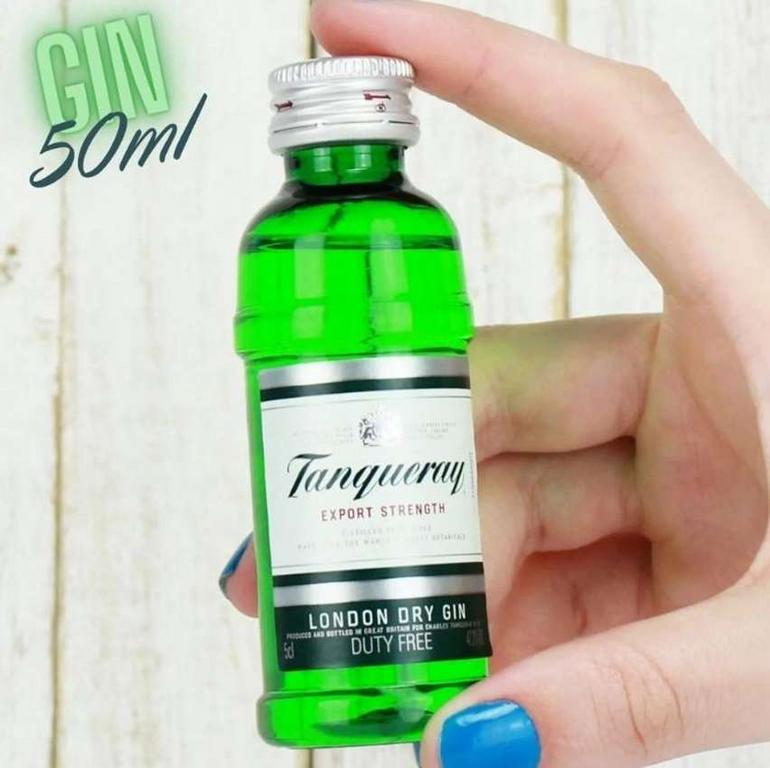 Gin Tanqueray London Dry 50ml na Amazon