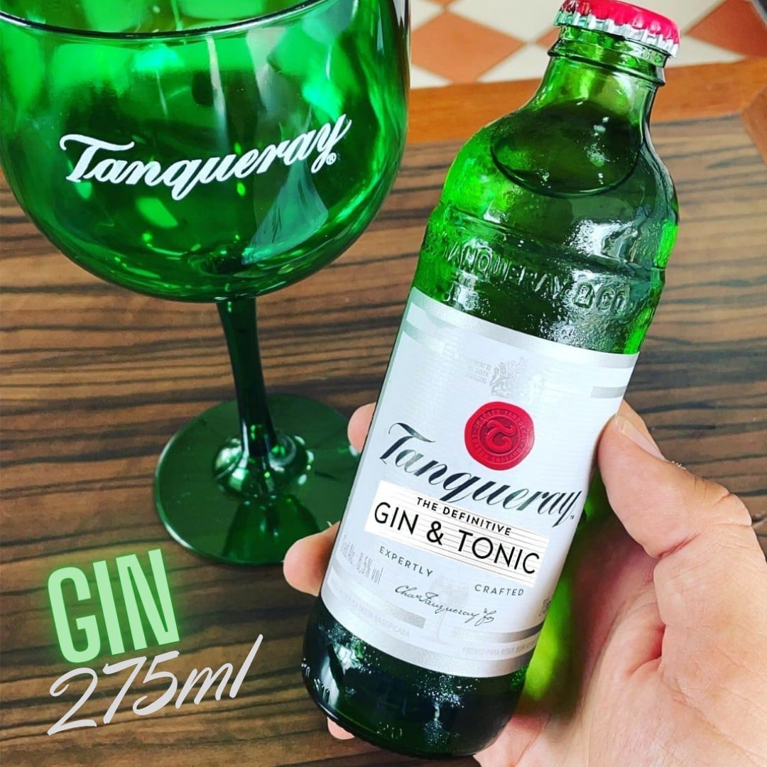 Gin Tônica Tanqueray London Dry & Tonic 275ml na Magazine Luiza