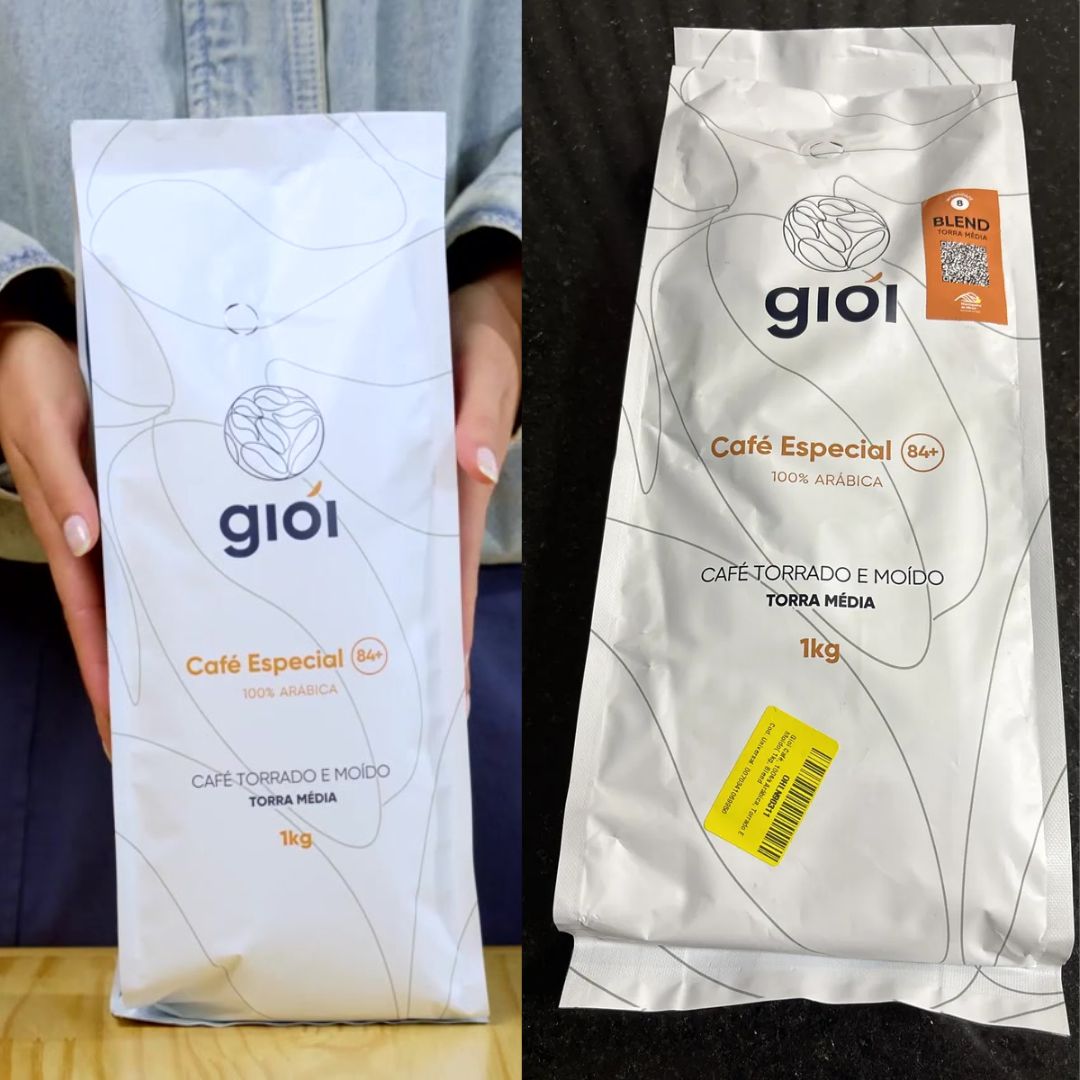 Giói Café Especial, 100% Arábica, Torrado e Moído, 84+ (1kg, Blend Média) na Amazon