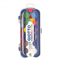 GIOTTO Acquarelli Mini, Aquarela Em Estojo De Pastilhas De 23mm, 12 Cores na Amazon