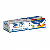 GIOTTO Tempera Guache, Tinta Guache Em Pote De 15ml, 12 Cores na Amazon