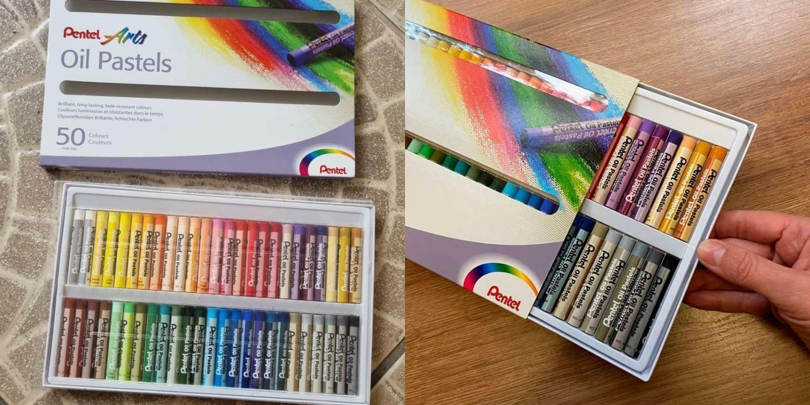 Giz Pastel Oleoso Pentel Arts 36 Cores na Amazon