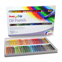 Giz Pastel Oleoso Pentel Para Desenhar 50 Cores na Amazon