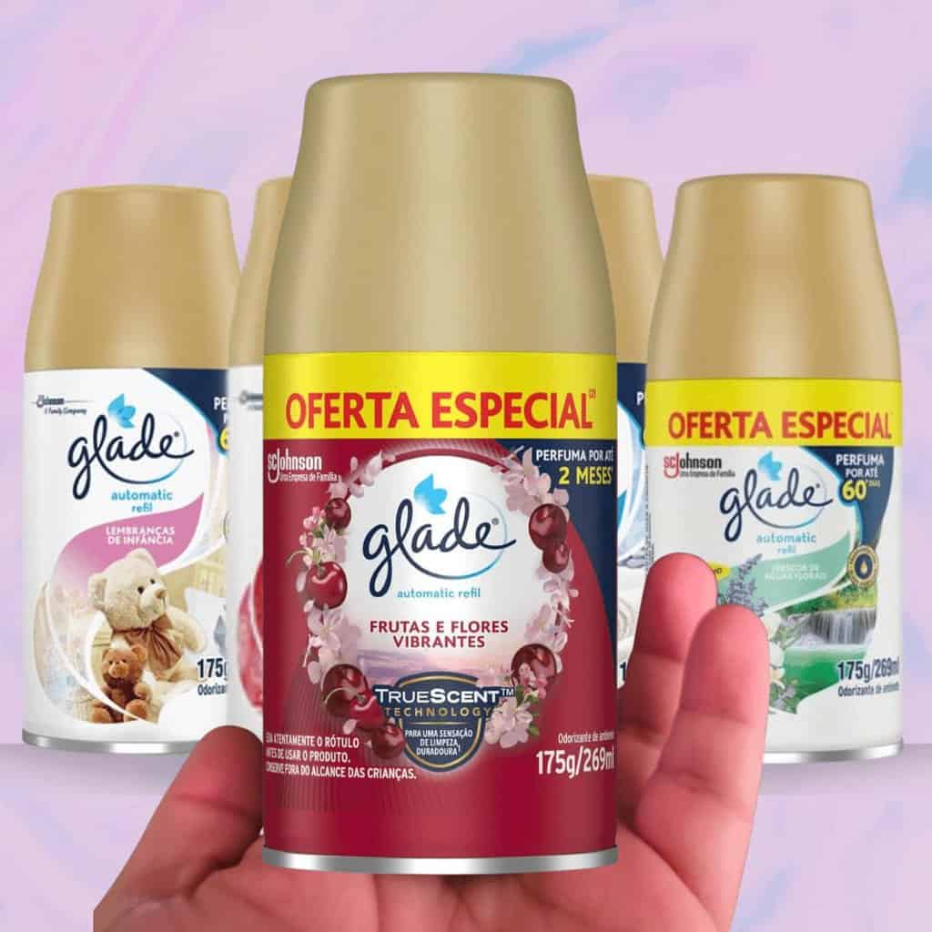 Glade Aromatizador de Ambiente Automático, Glade Refil, Odorizador de Ambiente, Frutas e Flores Vibrantes, 269ml na Amazon