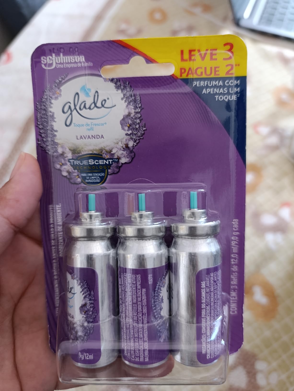 Glade Aromatizador de Ambiente Spray Refil, Odorizador de Ambiente Lavanda, Leve 3 Pague 2, 12ml cada na Amazon