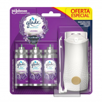 Glade, Aromatizador De Ambiente Toque De Frescor, Aparelho + 3 Refis Lavanda Com 12ml Cada na Amazon
