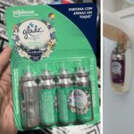 Glade Aromatizador de Ambiente Toque de Frescor, Óleos Essenciais, 4 Refis de Frescor de Águas Florais, 12ml Cada na Amazon