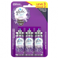 Glade Aromatizador De Ambiente Toque De Frescor Refil Lavanda Leve 3 Pague 2 na Amazon